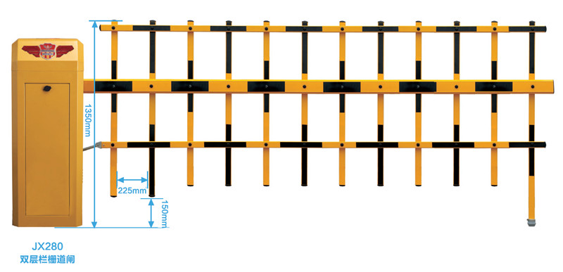 JX280双层栏栅道闸